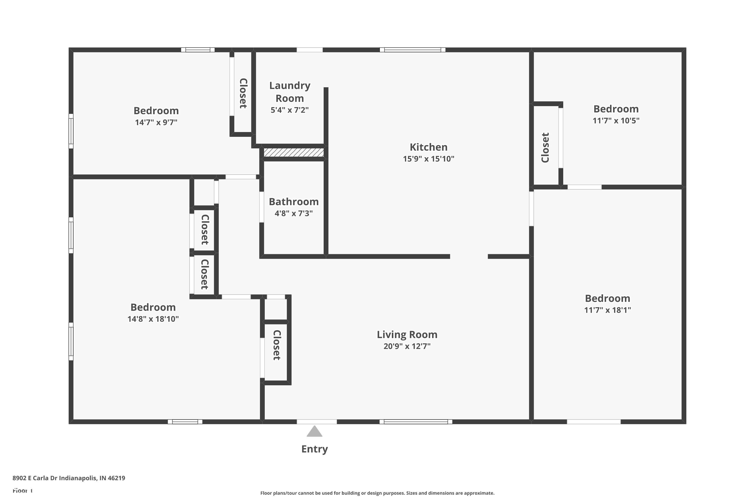 Indianapolis, IN 46219,8902 Carla DR