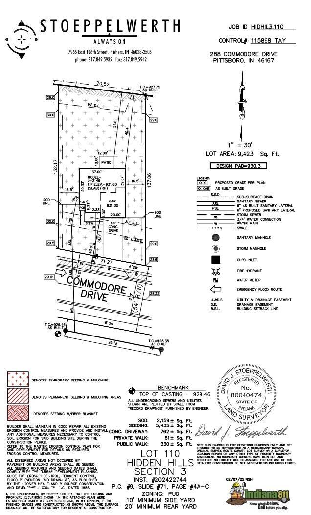 Pittsboro, IN 46167,288 Commodore DR