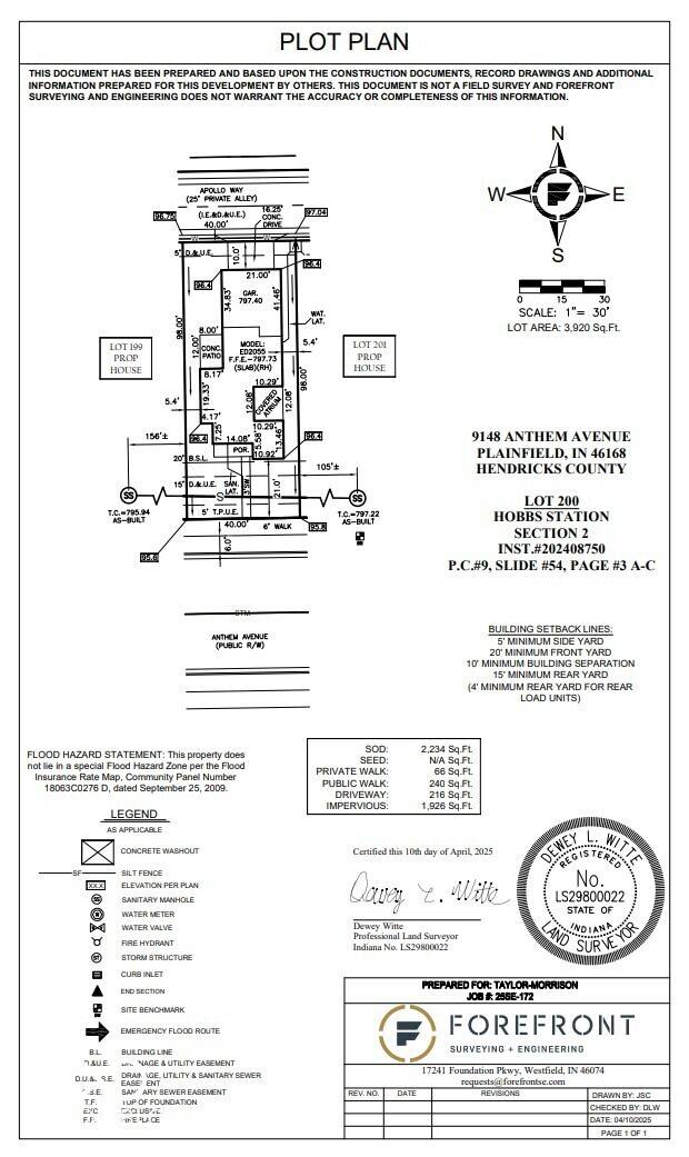 Plainfield, IN 46168,9148 Anthem AVE