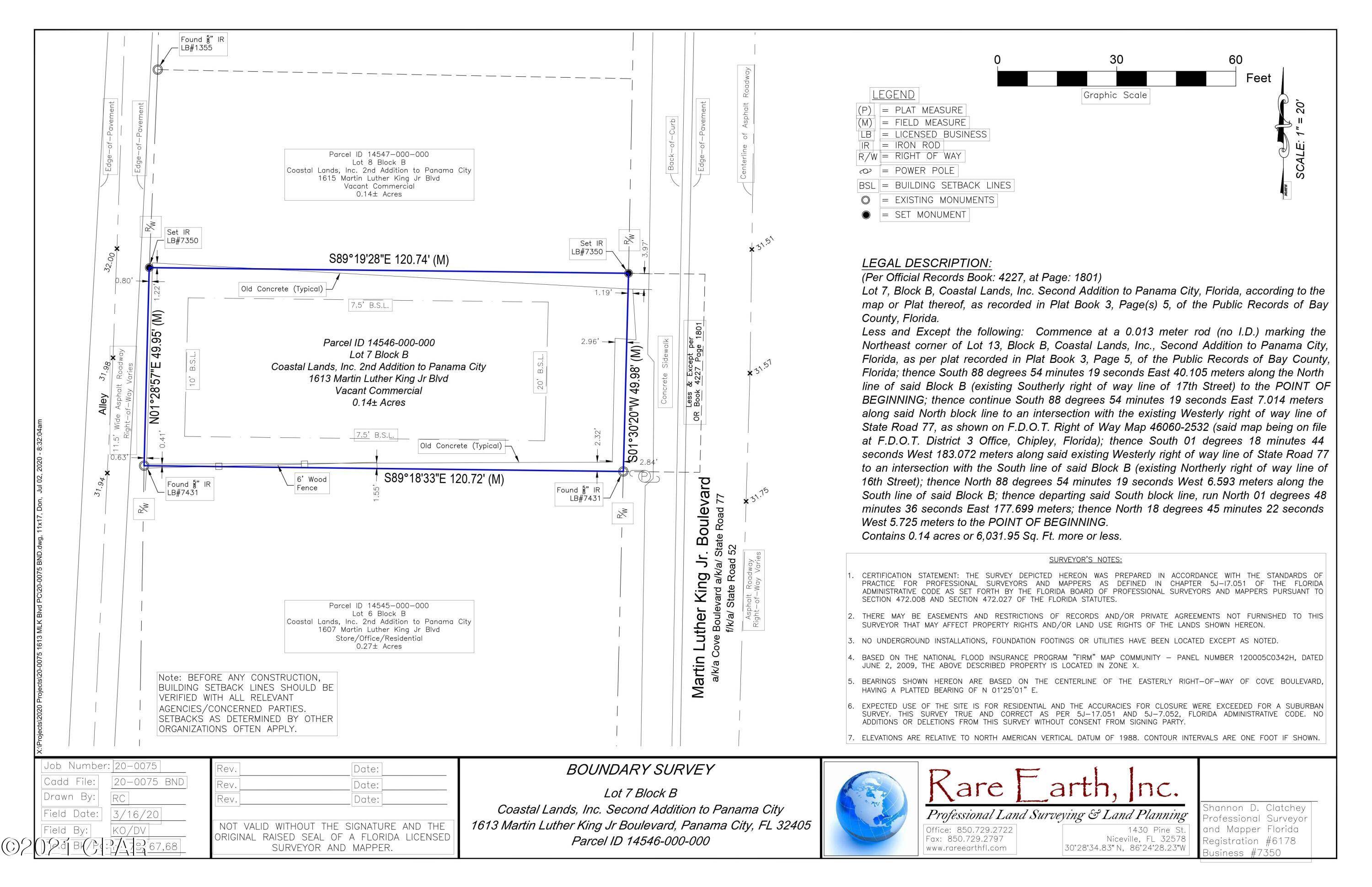 Panama City, FL 32405,1613 MLK BLVD