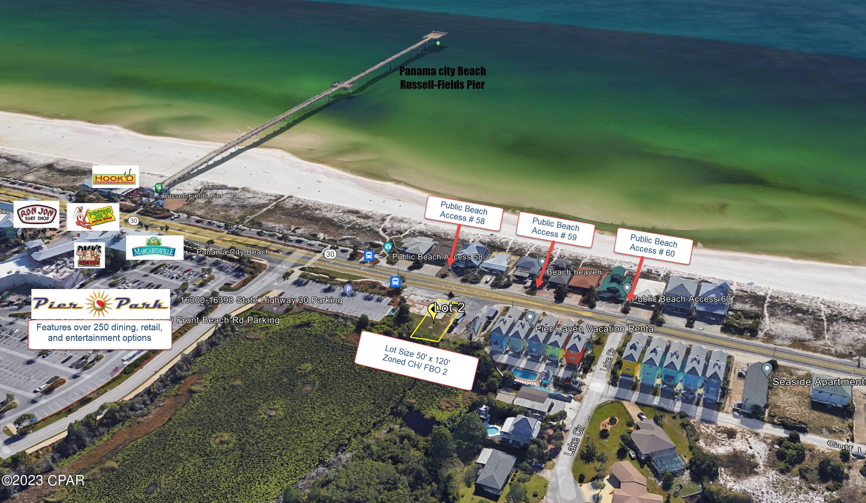 Panama City Beach, FL 32413,TBD Front Beach RD #LOT 2