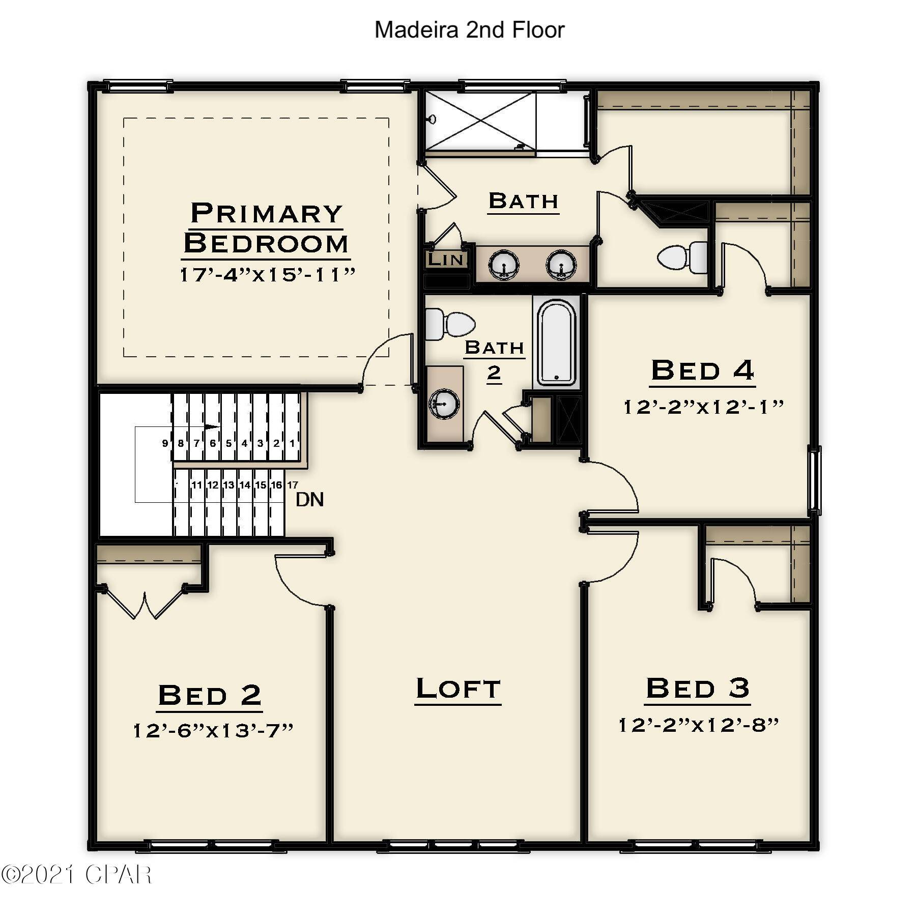 Panama City, FL 32405,1401 Buttonsage AVE #LOT 648 - MADEIRA PLAN