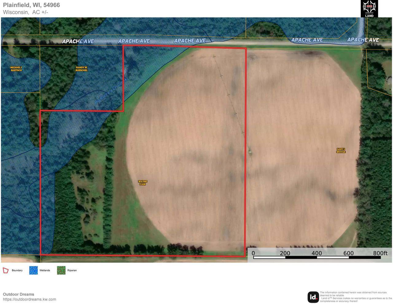 Plainfield, WI 54966,Lt0 APACHE AVENUE