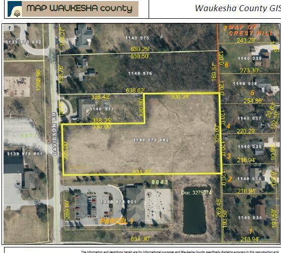 Brookfield, WI 53045,Lt1 DAVIDSON ROAD