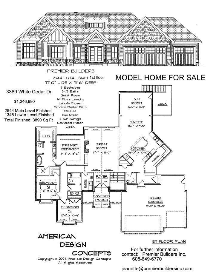 Verona, WI 53593,3389 White Cedar Drive