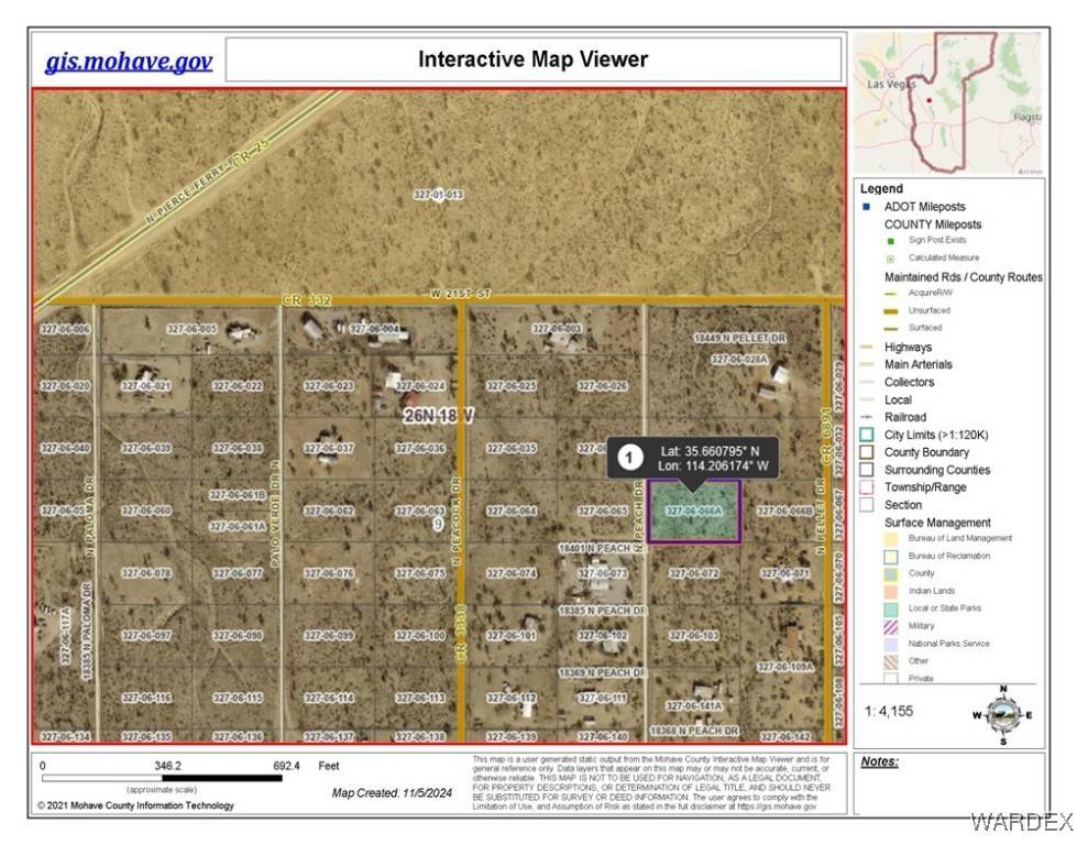 Dolan Springs, AZ 86441,Lot 066A N Peach DR