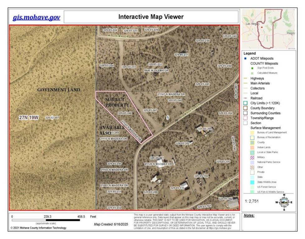 White Hills, AZ 86445,21123 N Madera DR