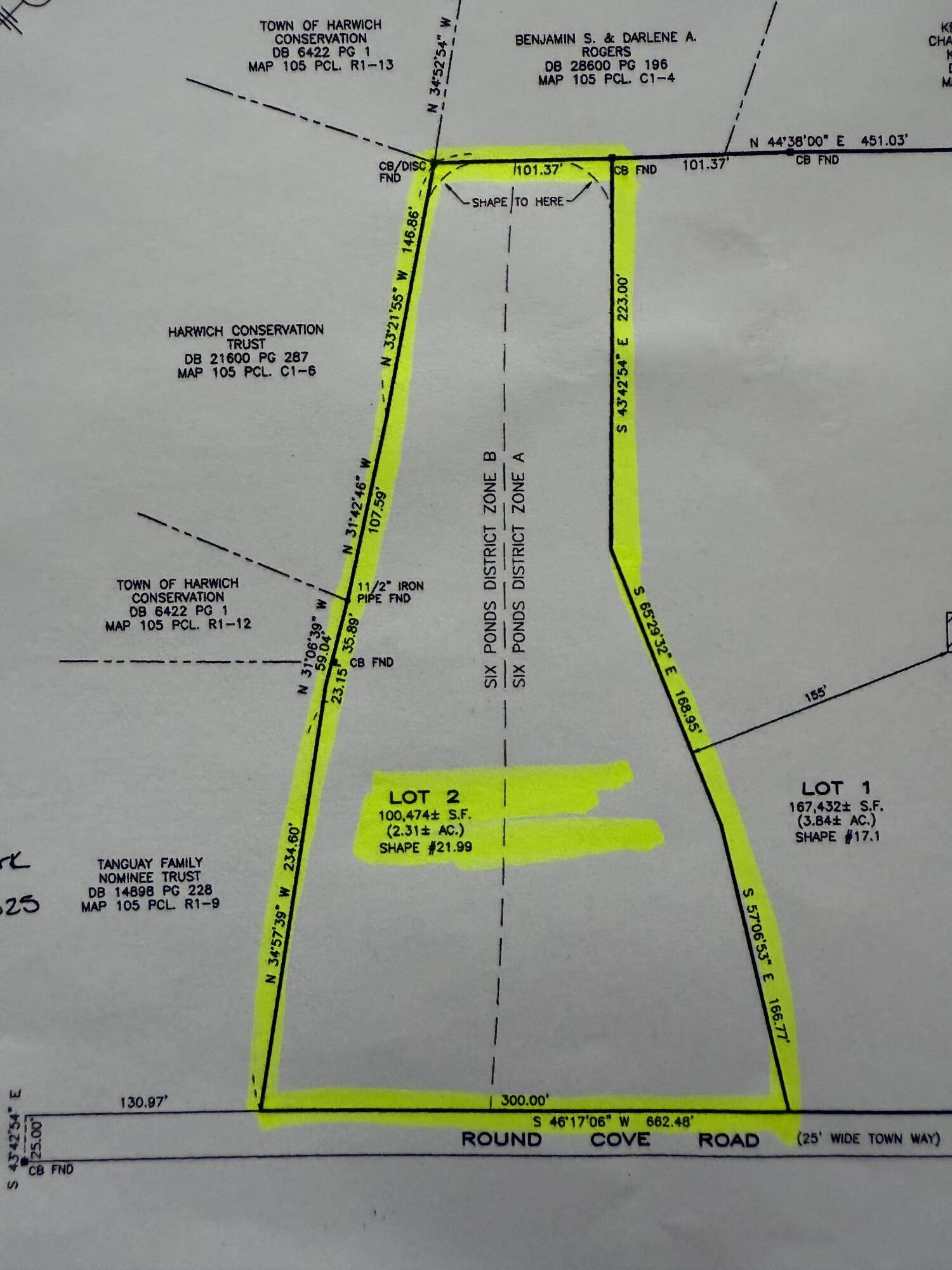 Harwich, MA 02645,Lot 2 Round Cove Road
