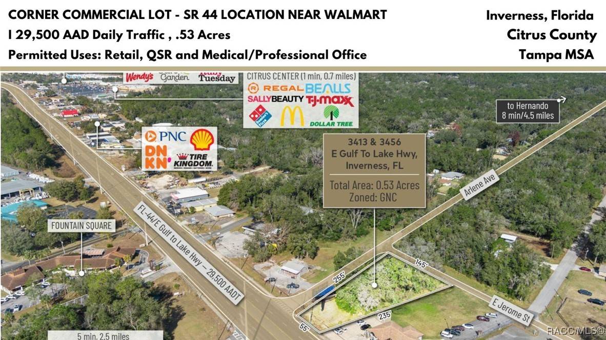Inverness, FL 34453,3413 & 3456 E Gulf To Lake HWY