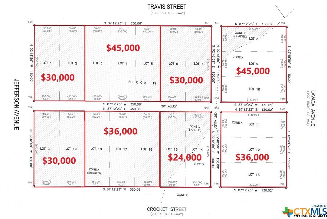 Port Lavaca, TX 77979,000 Travis ST #Lots 8-10