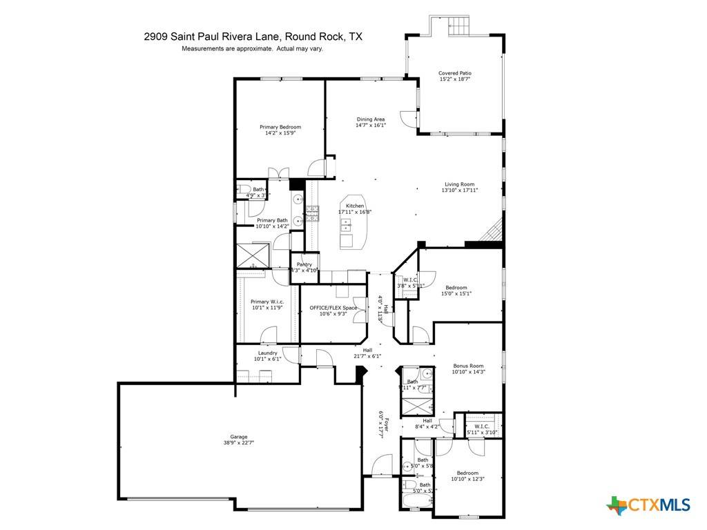 Round Rock, TX 78665,2909 Saint Paul Rivera