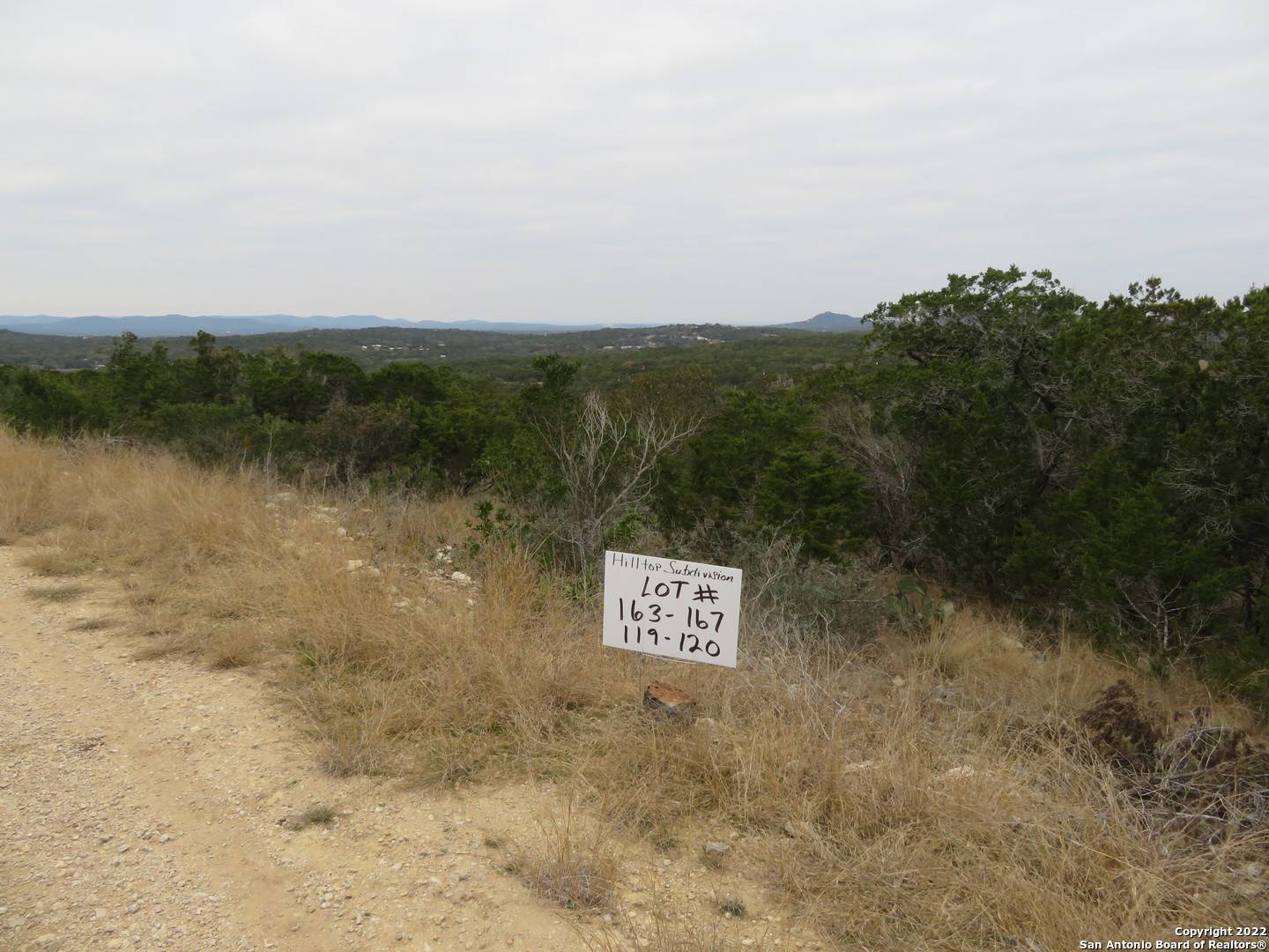 Lakehills, TX 78063,LOT 163-167 & HILLTOP CIRCLE