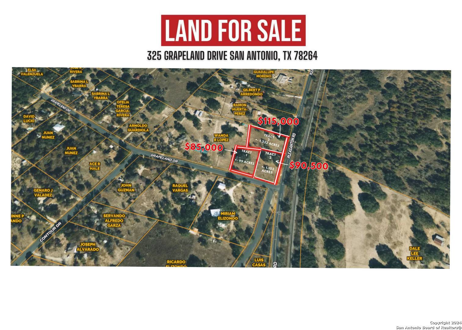 San Antonio, TX 78264,325 Grapeland Drive Tract 3