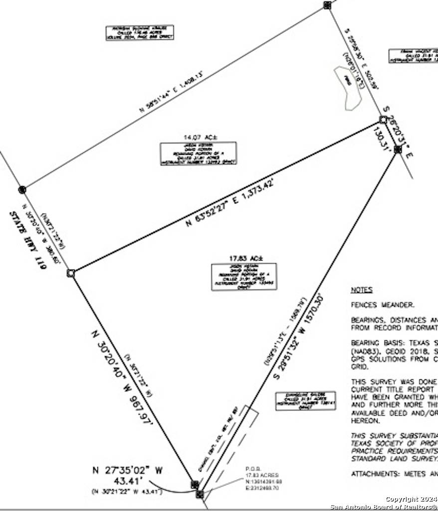Stockdale, TX 78160,TBD TRACT 1 ST HWY 119