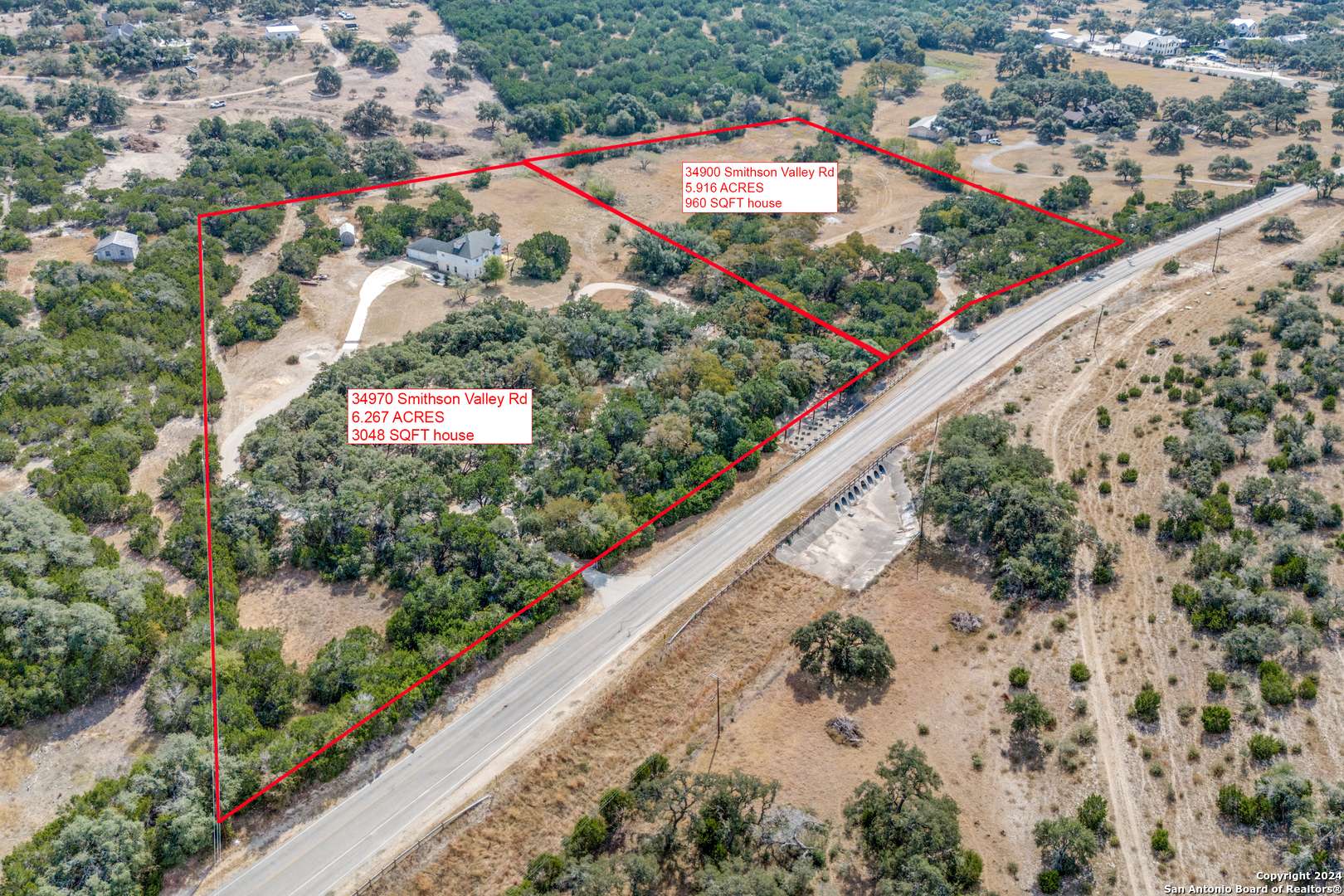 Bulverde, TX 78163-2898,34970 AND 34900 SMITHSON VALLEY RD