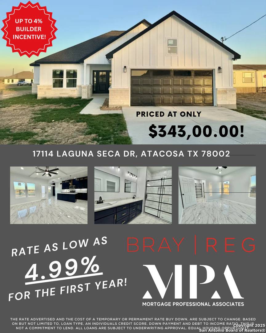 Atascosa, TX 78002,17114 Laguna Seca Dr