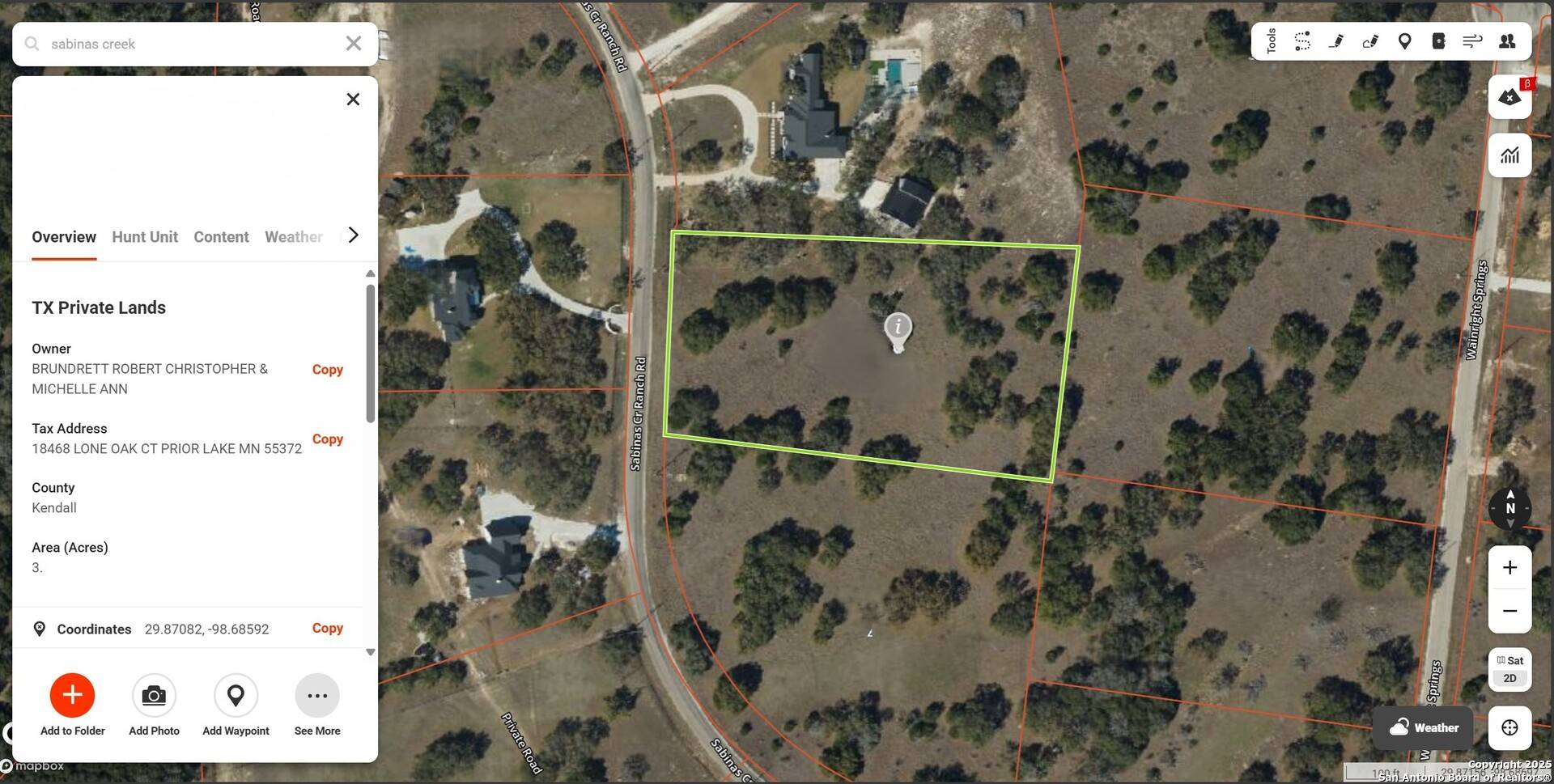 Boerne, TX 78006,TBD LOT 19 Sabinas Creek Ranch