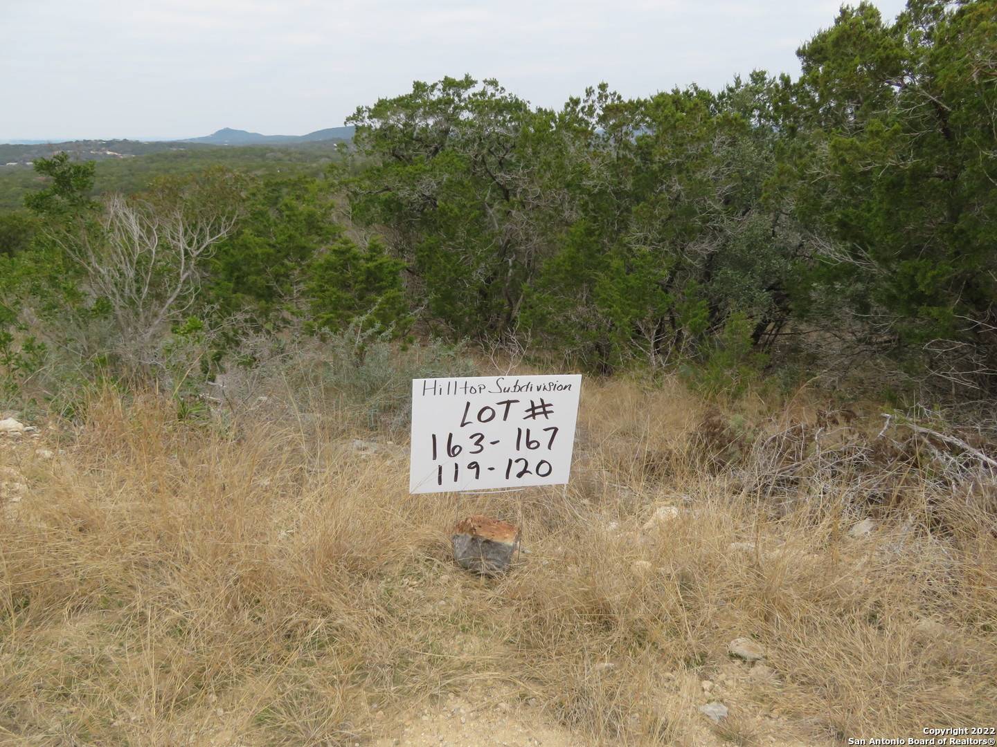 Lakehills, TX 78063,LOT 163-167 & HILLTOP CIRCLE