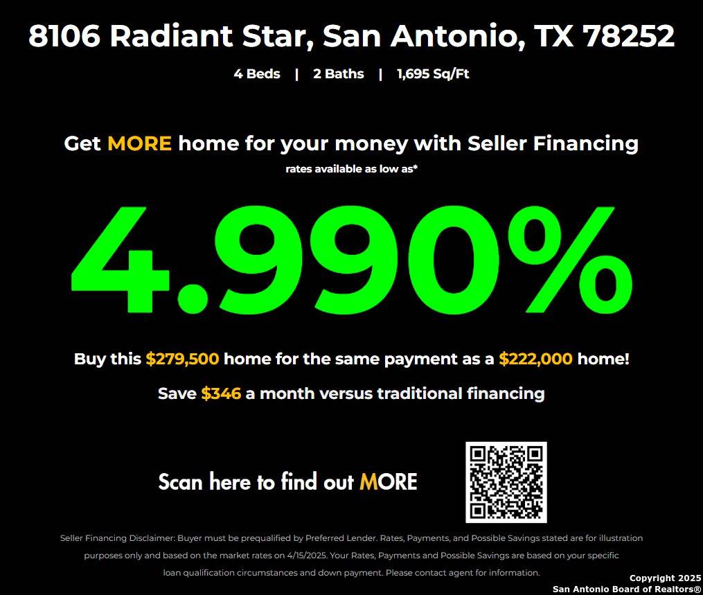 San Antonio, TX 78252,8106 Radiant Star