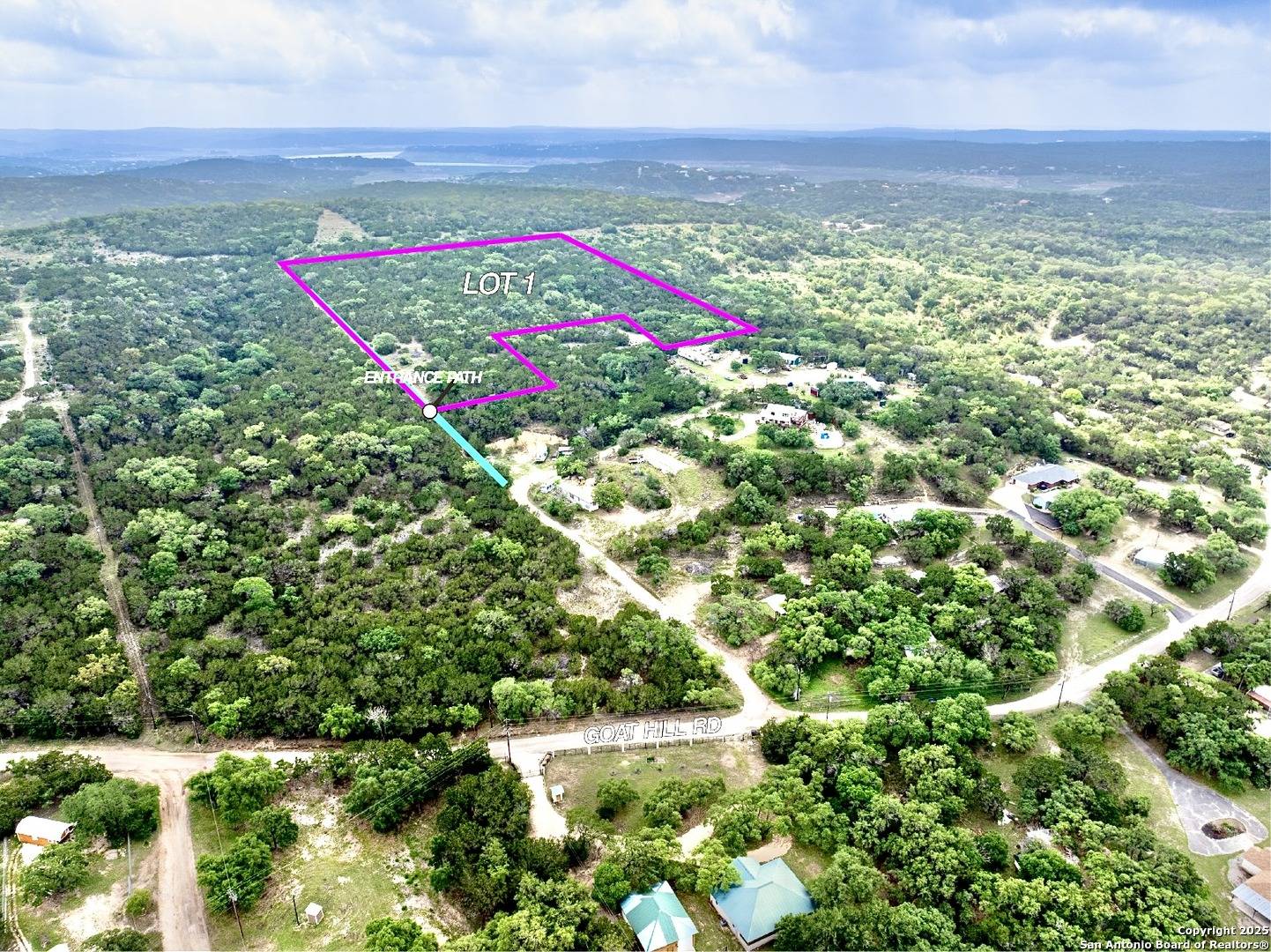 Pipe Creek, TX 78063,LOT 1 - Goat Hill Rd