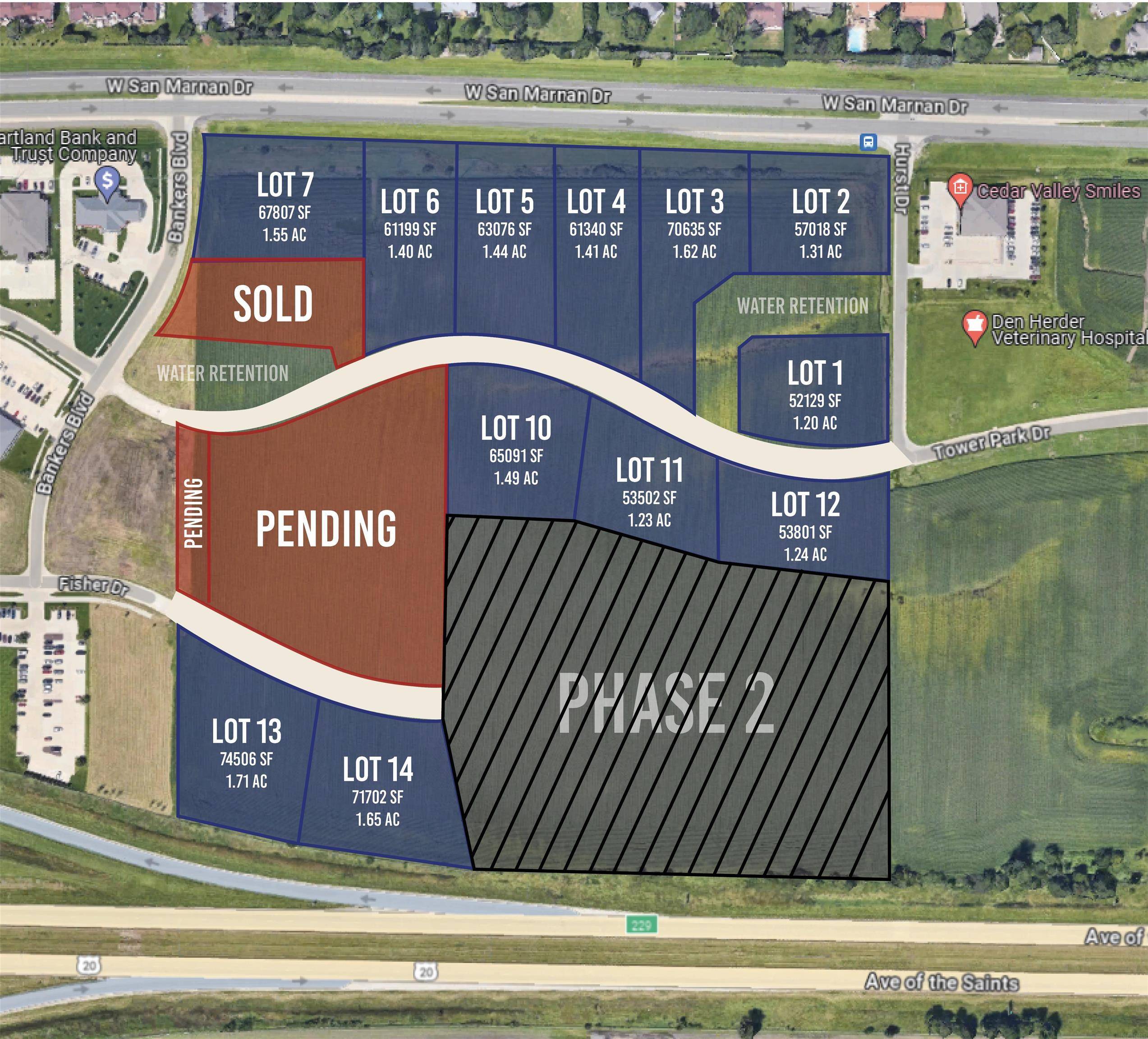 Waterloo, IA 50702,Outlot I San Marnan PARK