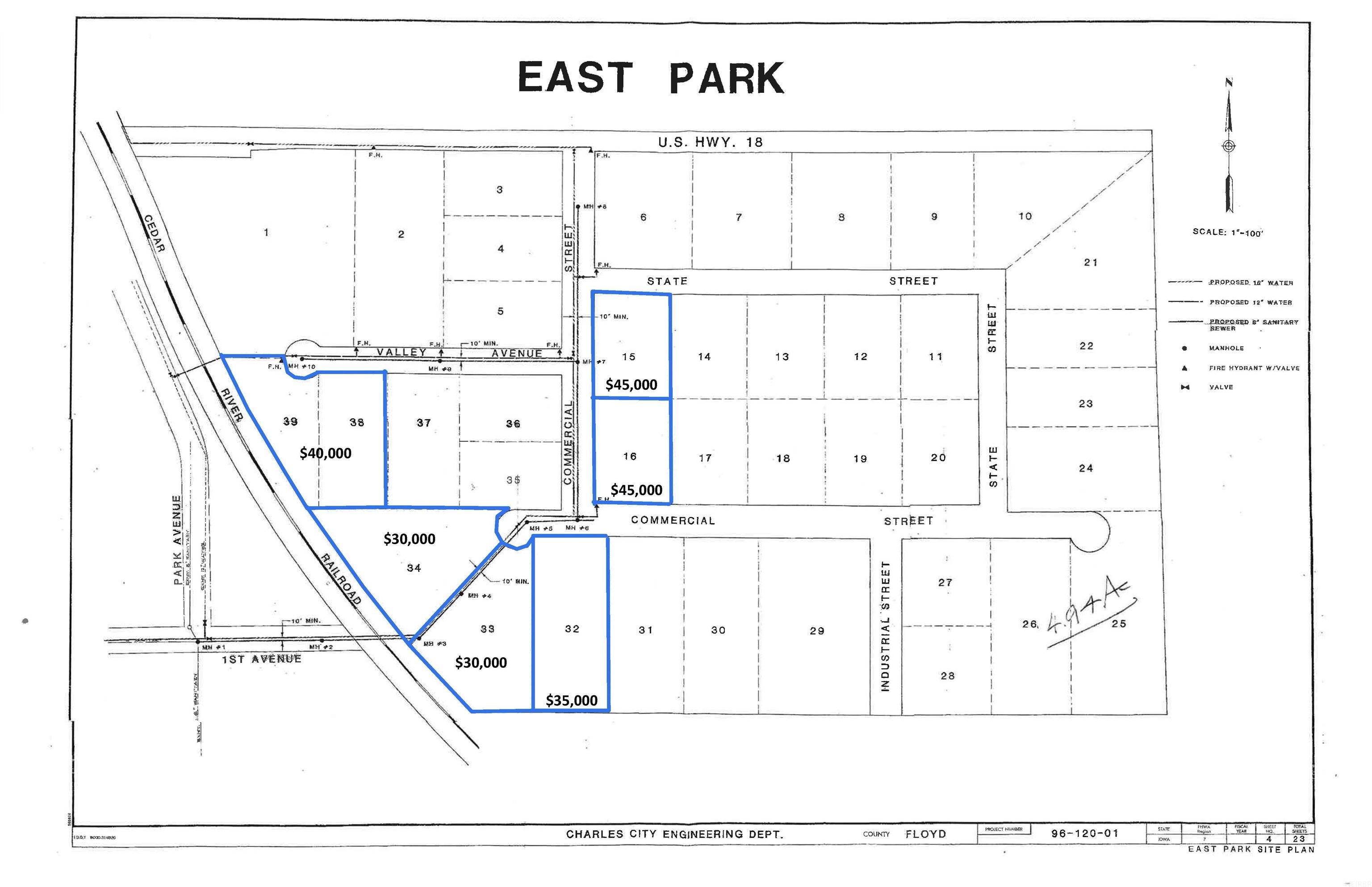 Charles City, IA 50616,Commercial ST #Lot #34