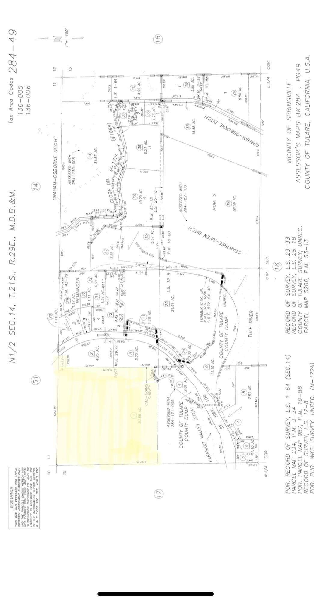 Springville, CA 93265,0 Highway 190