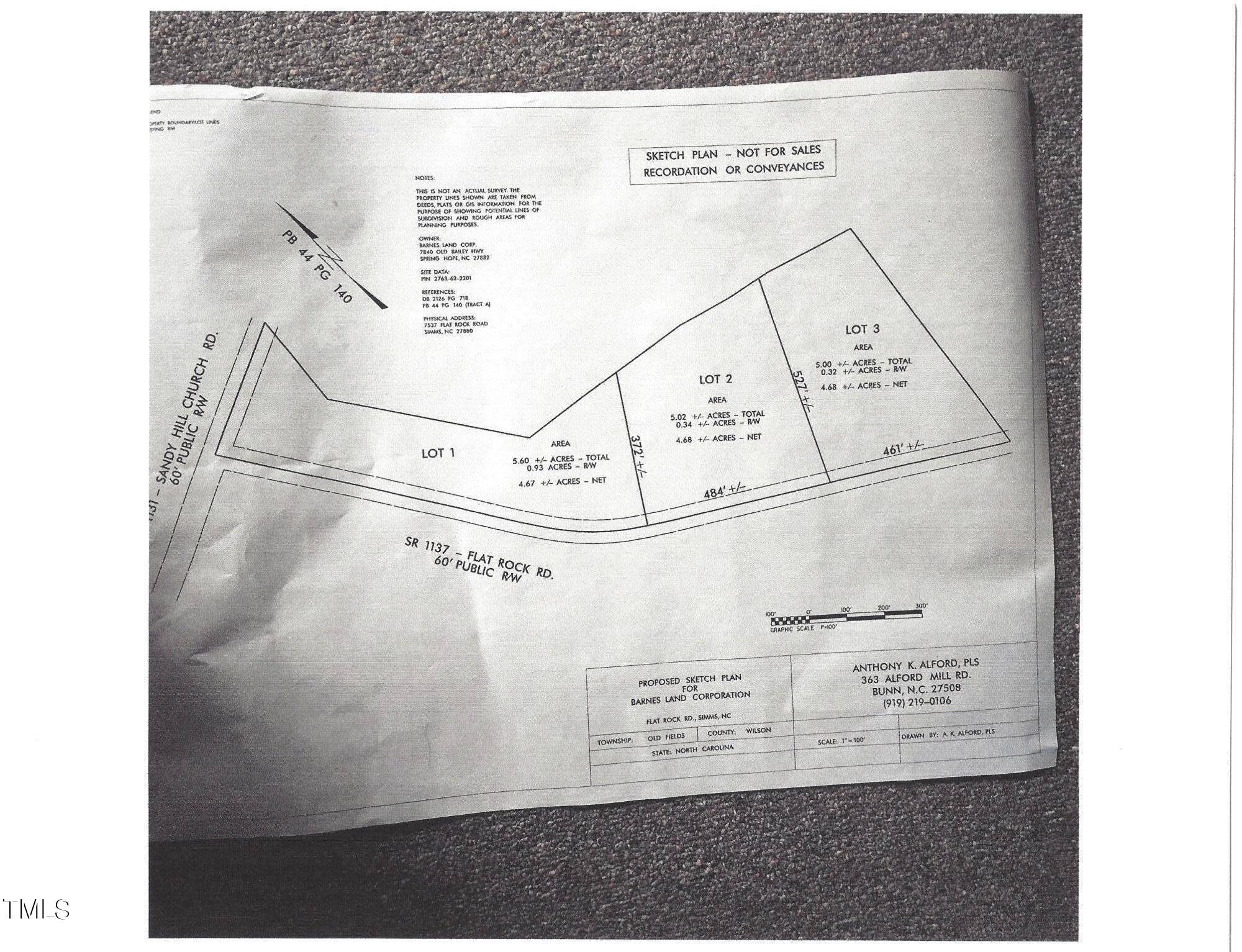 Sims, NC 27880,Tract 1 Flat Rock Road