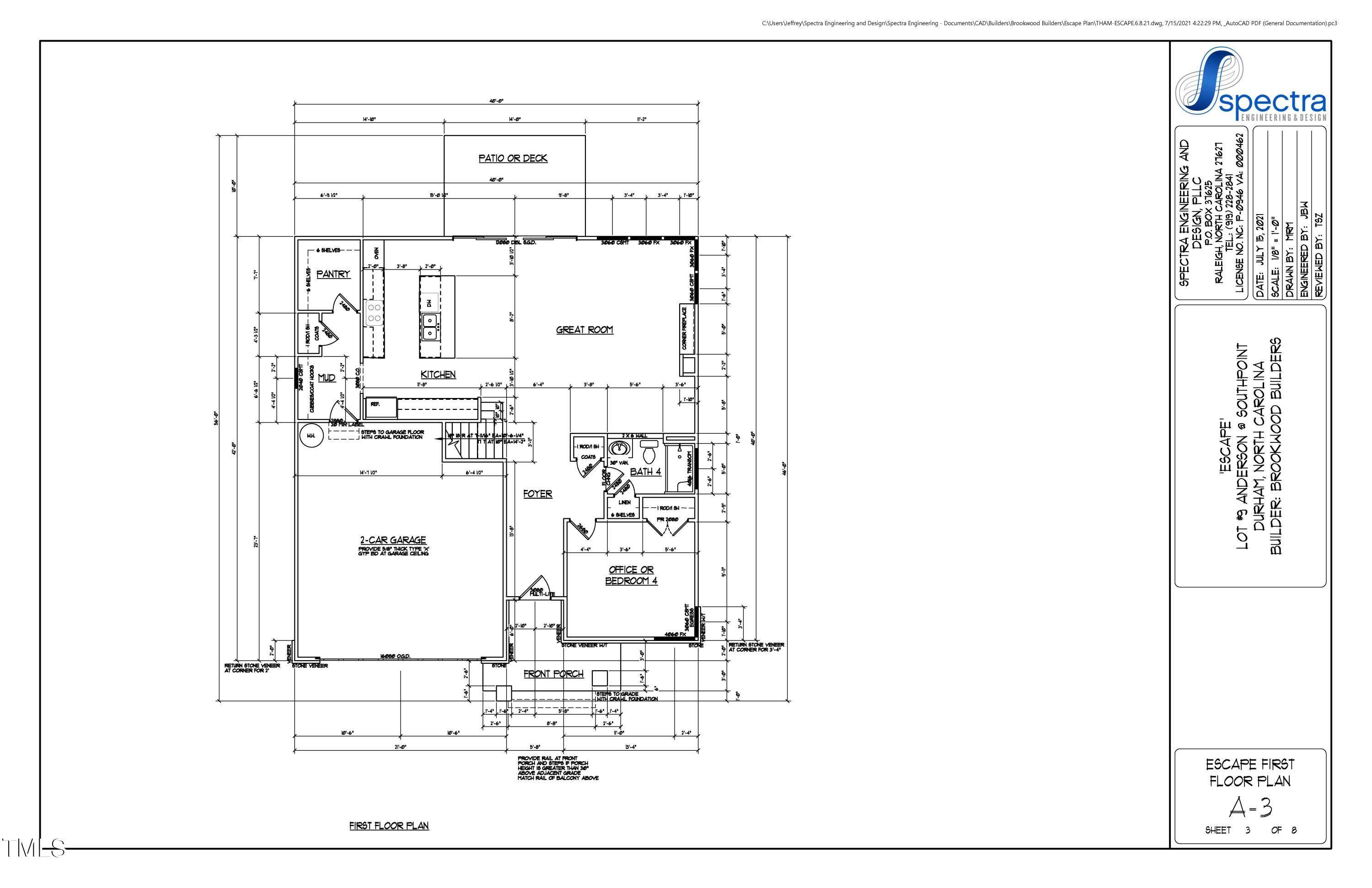 Durham, NC 27713,809 Antoine Drive #Lot 3