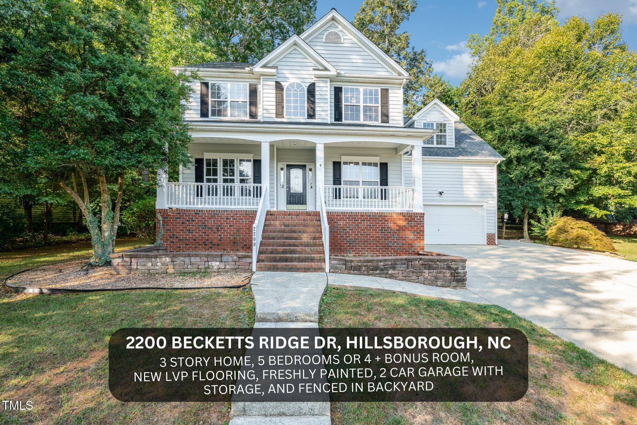 Hillsborough, NC 27278,2200 Becketts Ridge Drive