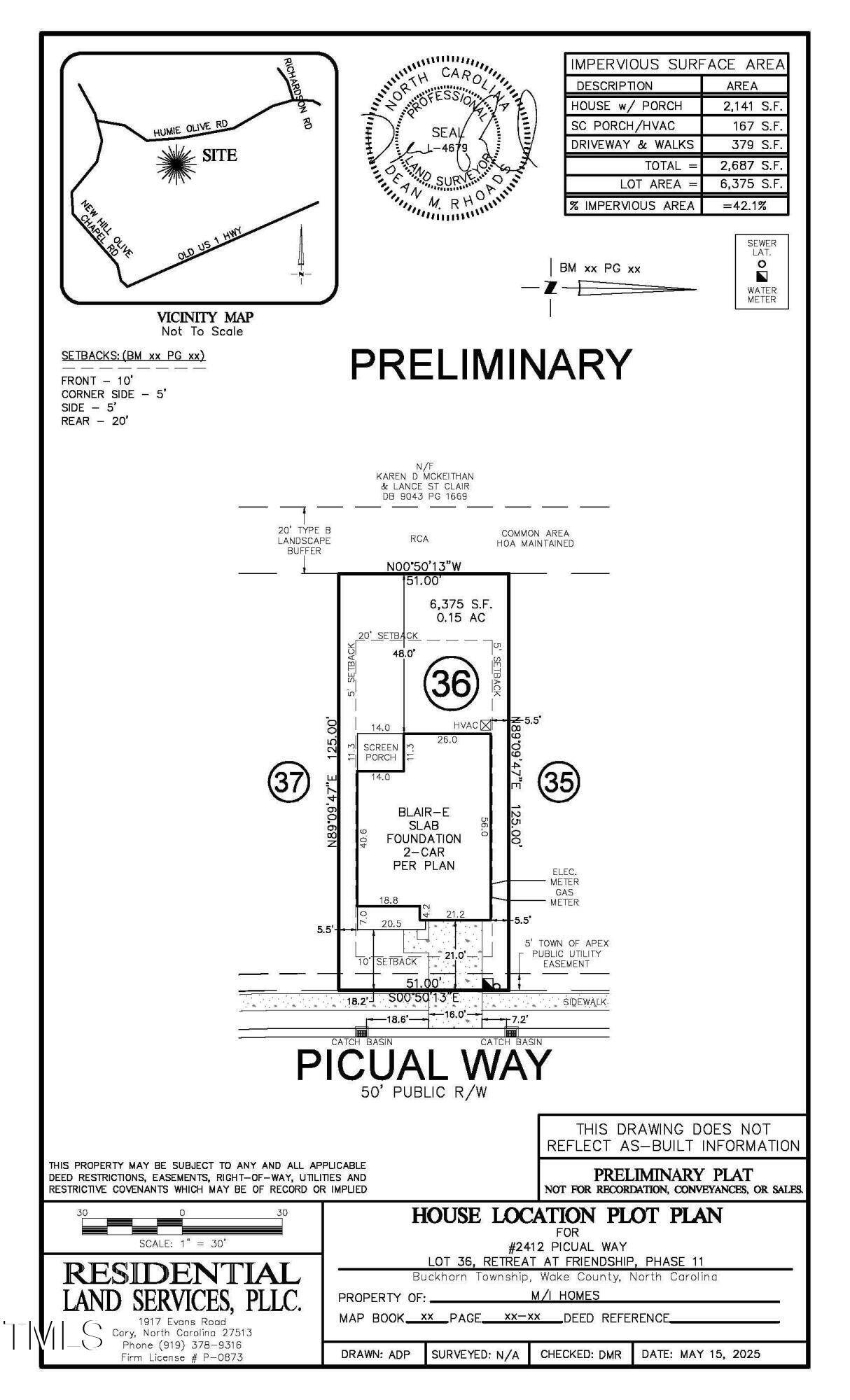 New Hill, NC 27562,2412 Picual Way #Lot 36