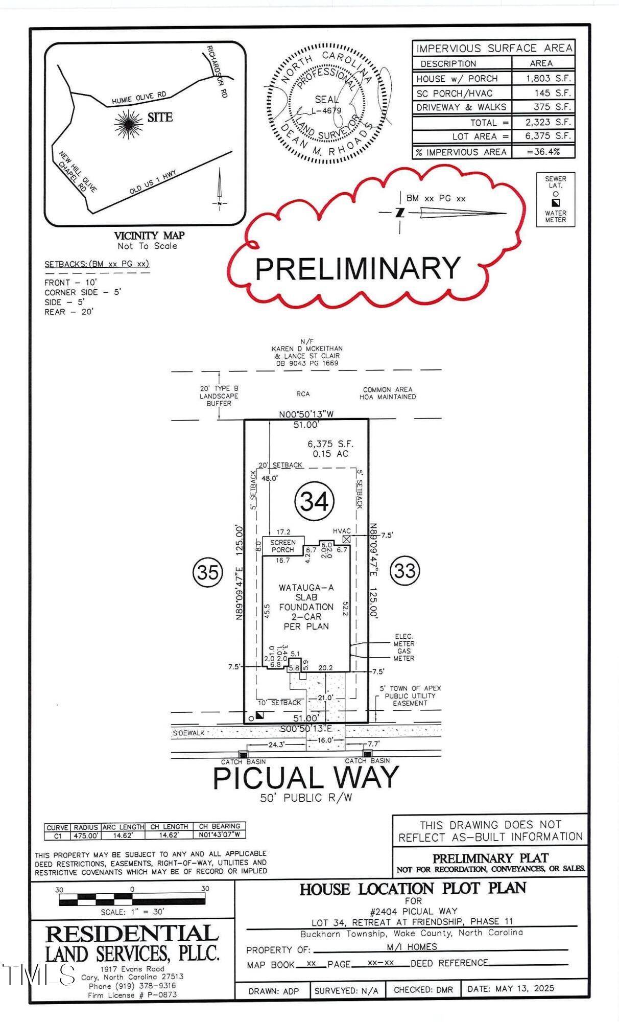 New Hill, NC 27562,2404 Picual Way #Lot 34