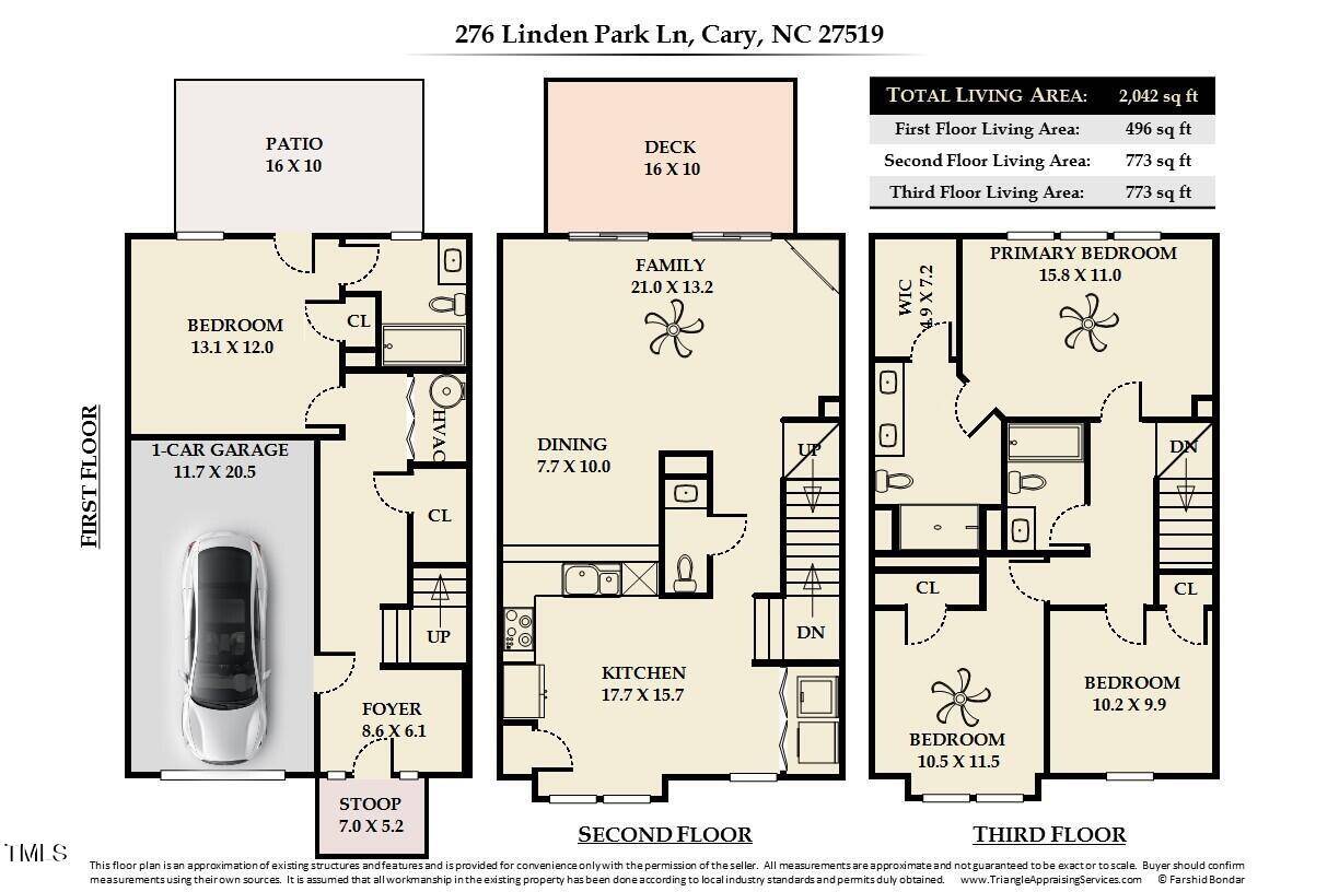 Cary, NC 27519,276 Linden Park Lane
