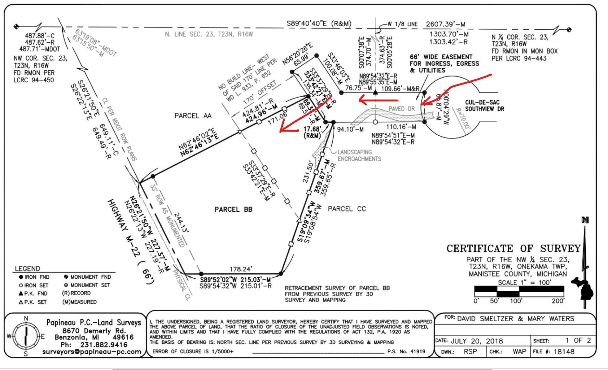 Onekama, MI 49675,LOT BB Southview Drive