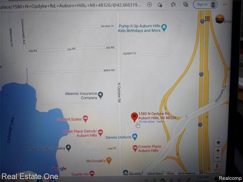 Auburn Hills, MI 48326,1580 N OPDYKE Road