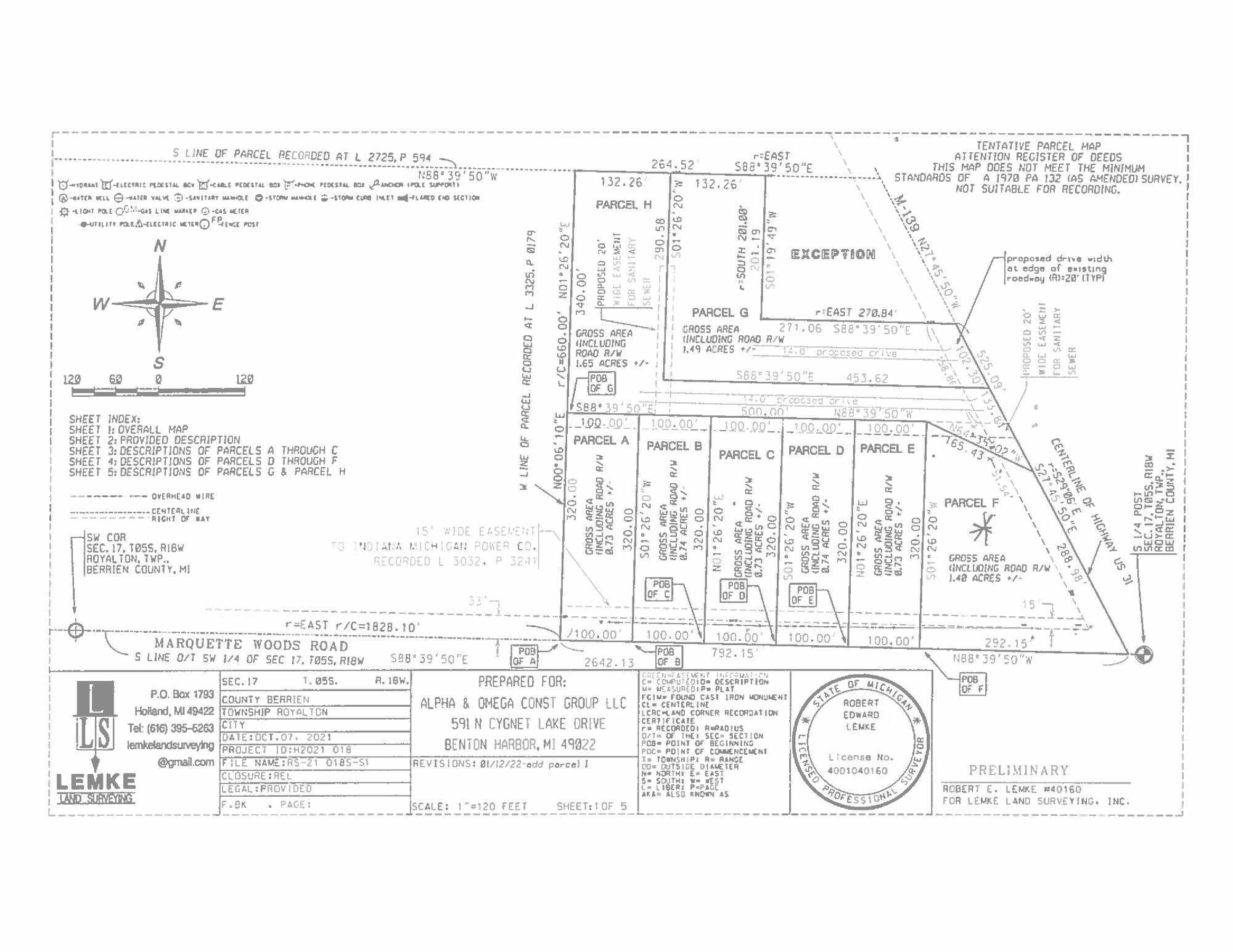 St. Joseph, MI 49085,Parcel F Marquette Woods Road