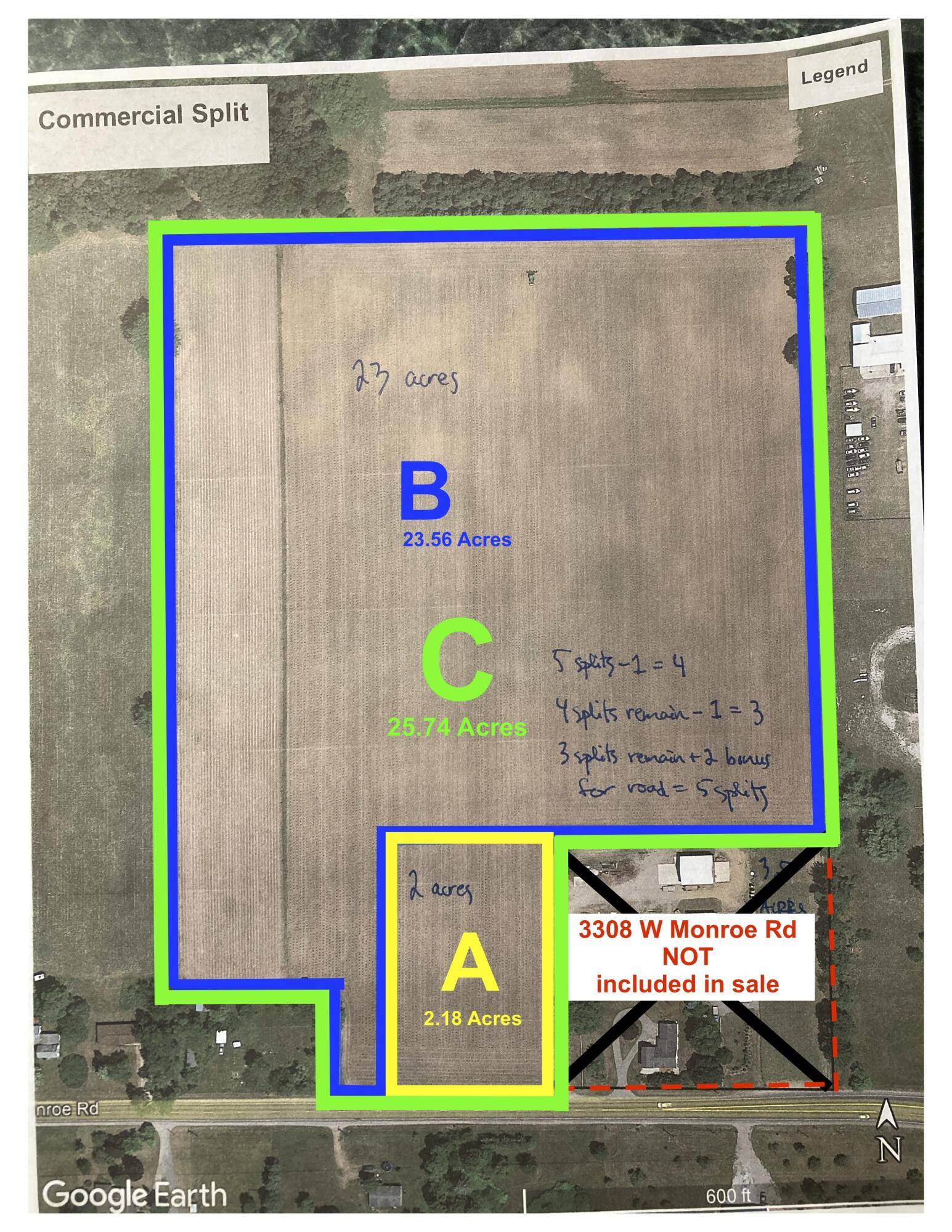 Hart, MI 49420,3308 W Monroe Road #Lot C - 25.74 Acres