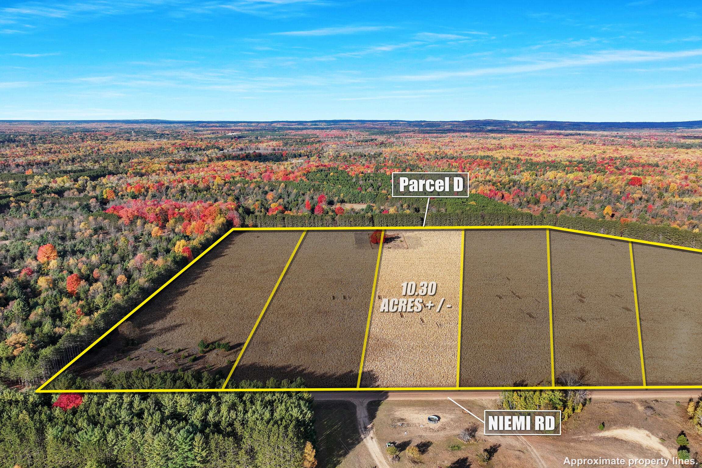 Kaleva, MI 49645,0 V/L  10.30 ACRES Niemi Road #PARCEL D