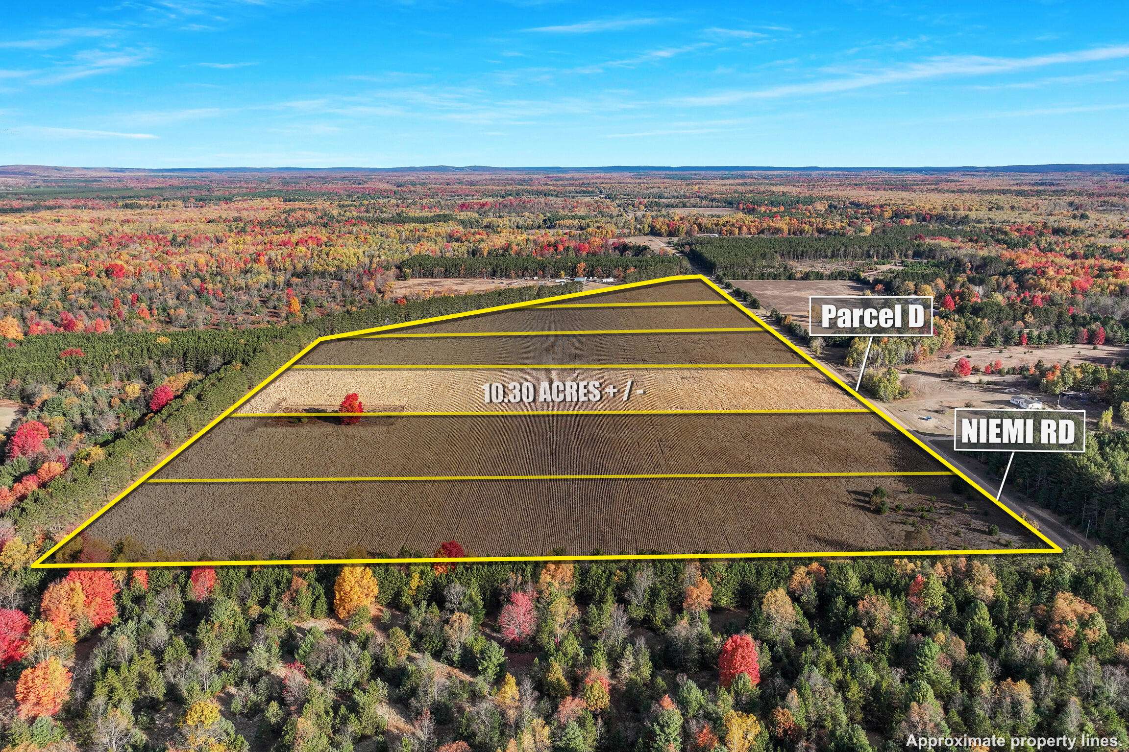 Kaleva, MI 49645,0 V/L  10.30 ACRES Niemi Road #PARCEL D