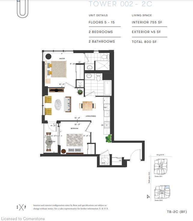 Kitchener, ON N2G 0E4,15 Wellington Street S #1402