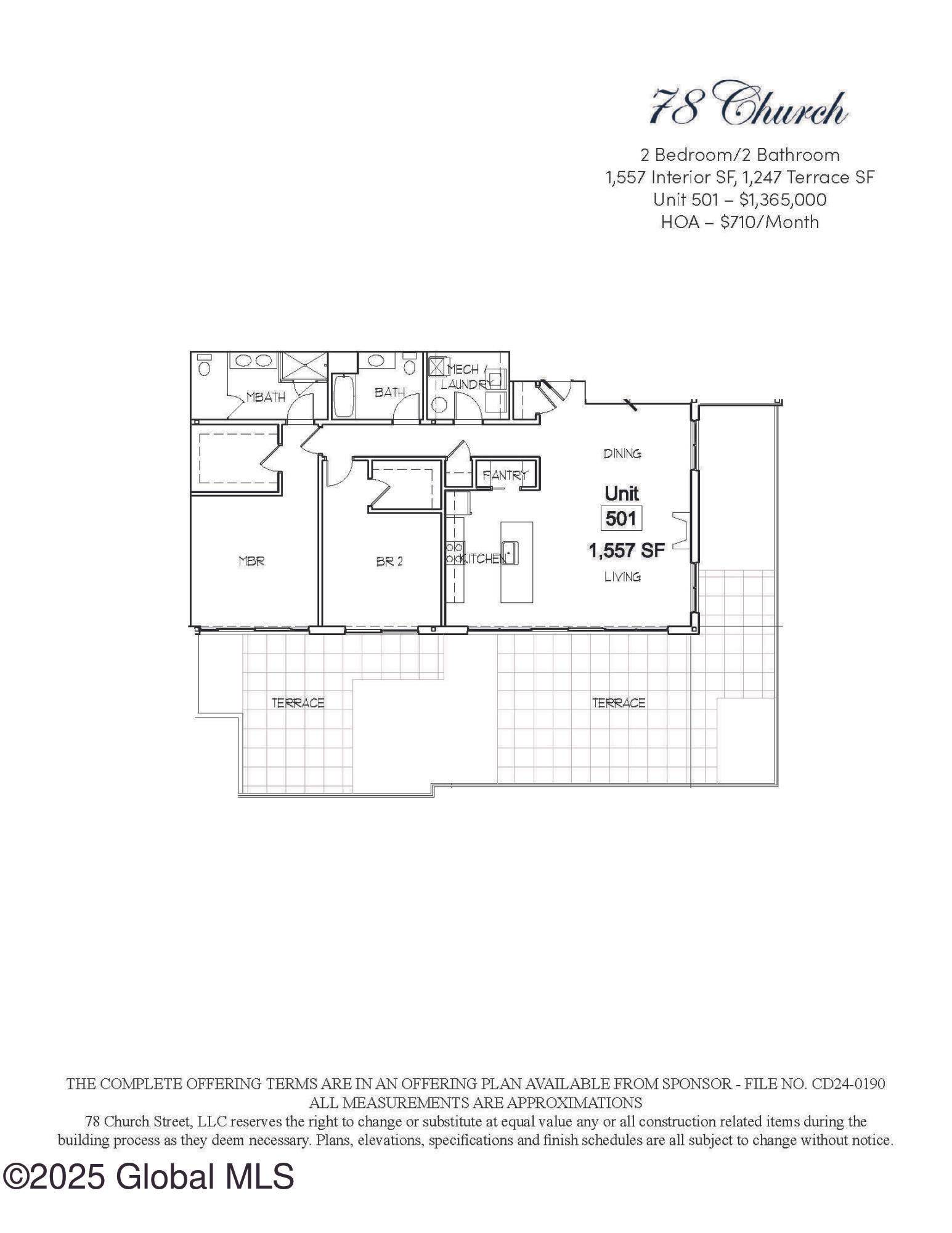 Saratoga Springs, NY 12866,78 Church Street #501