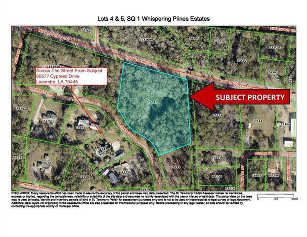 Lacombe, LA 70445,LOT 4 & 5 CYPRESS DR
