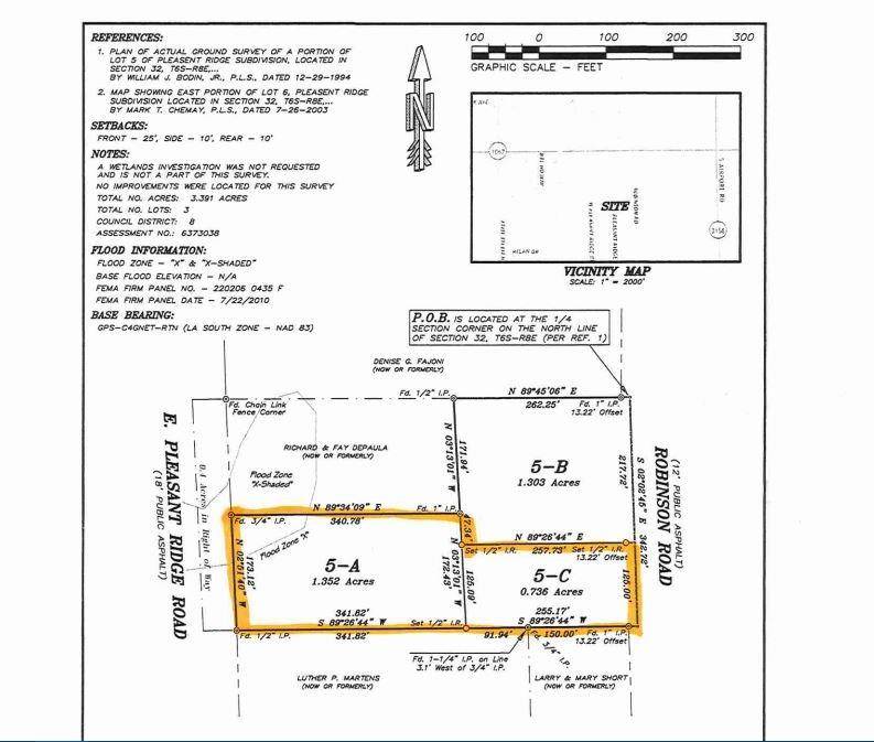 Hammond, LA 70403,Lot 5-A E PLEASANT RIDGE RD