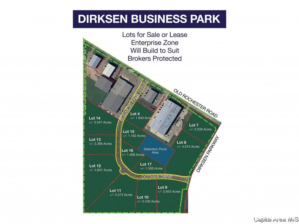 Springfield, IL 62703,Dirksen Business Park Streets