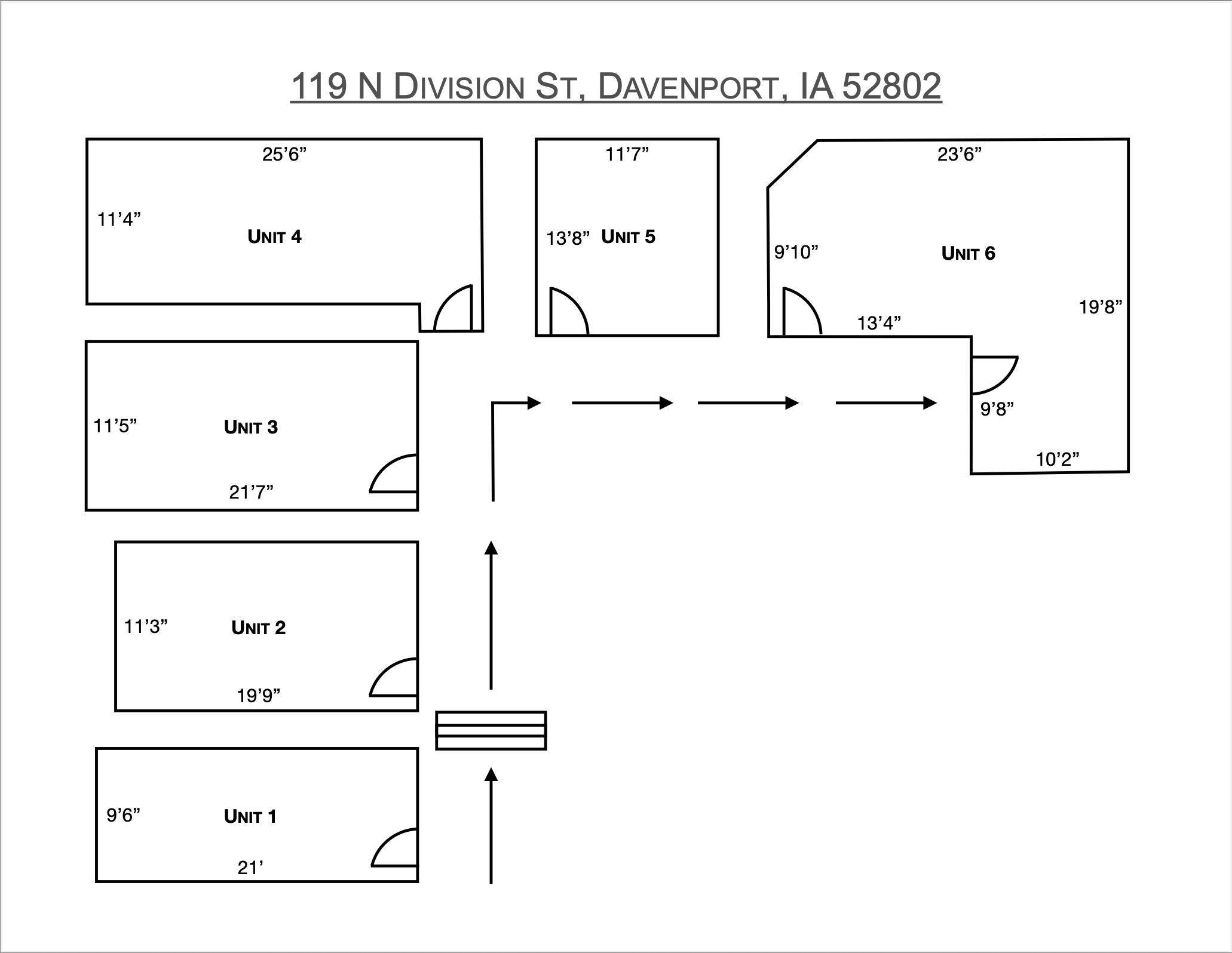 Davenport, IA 52802,119 N DIVISION ST #2