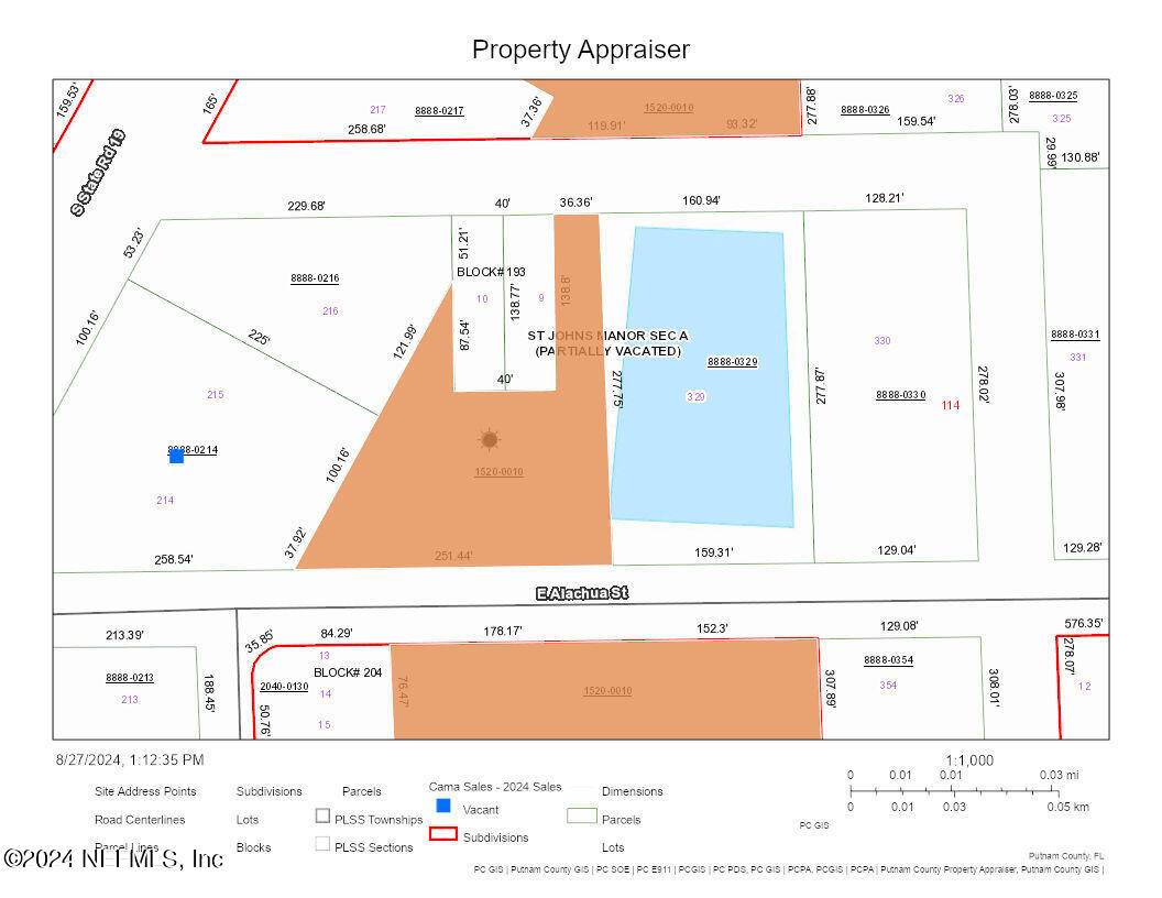 Palatka, FL 32177,0000 E TRACT 327 328 E ALACHUA ST ST