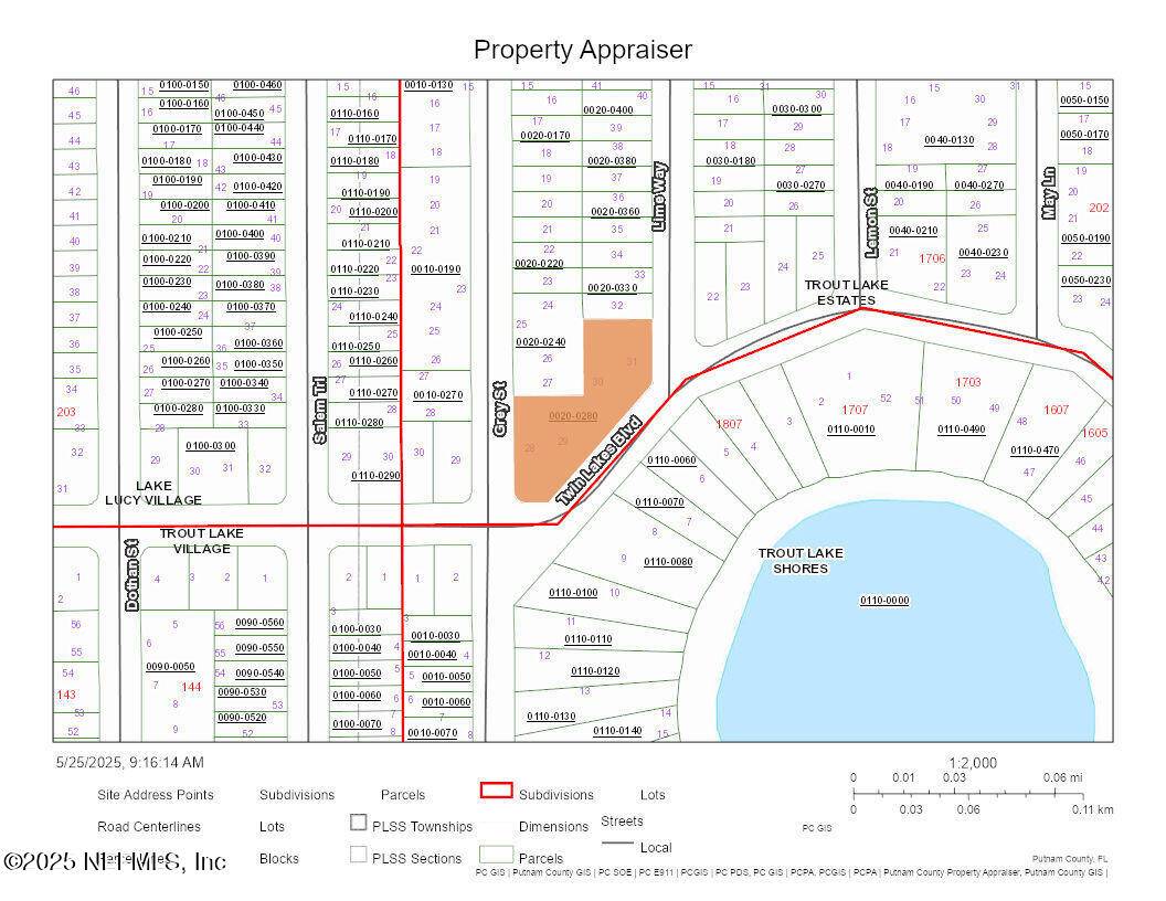 Interlachen, FL 32148,0 TWIN LAKES BLVD