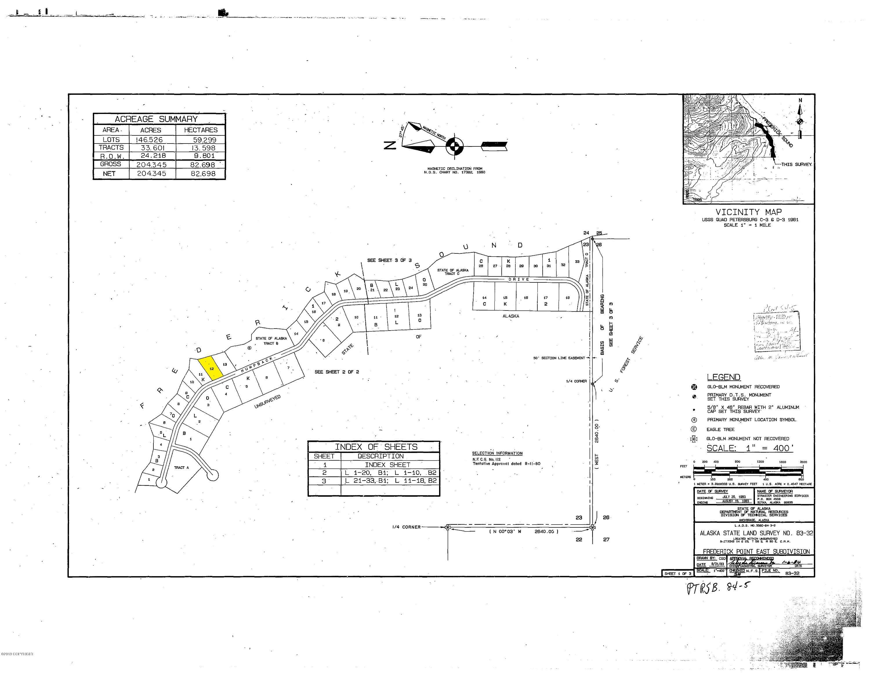 Petersburg, AK 99833,L12 Frederick PT