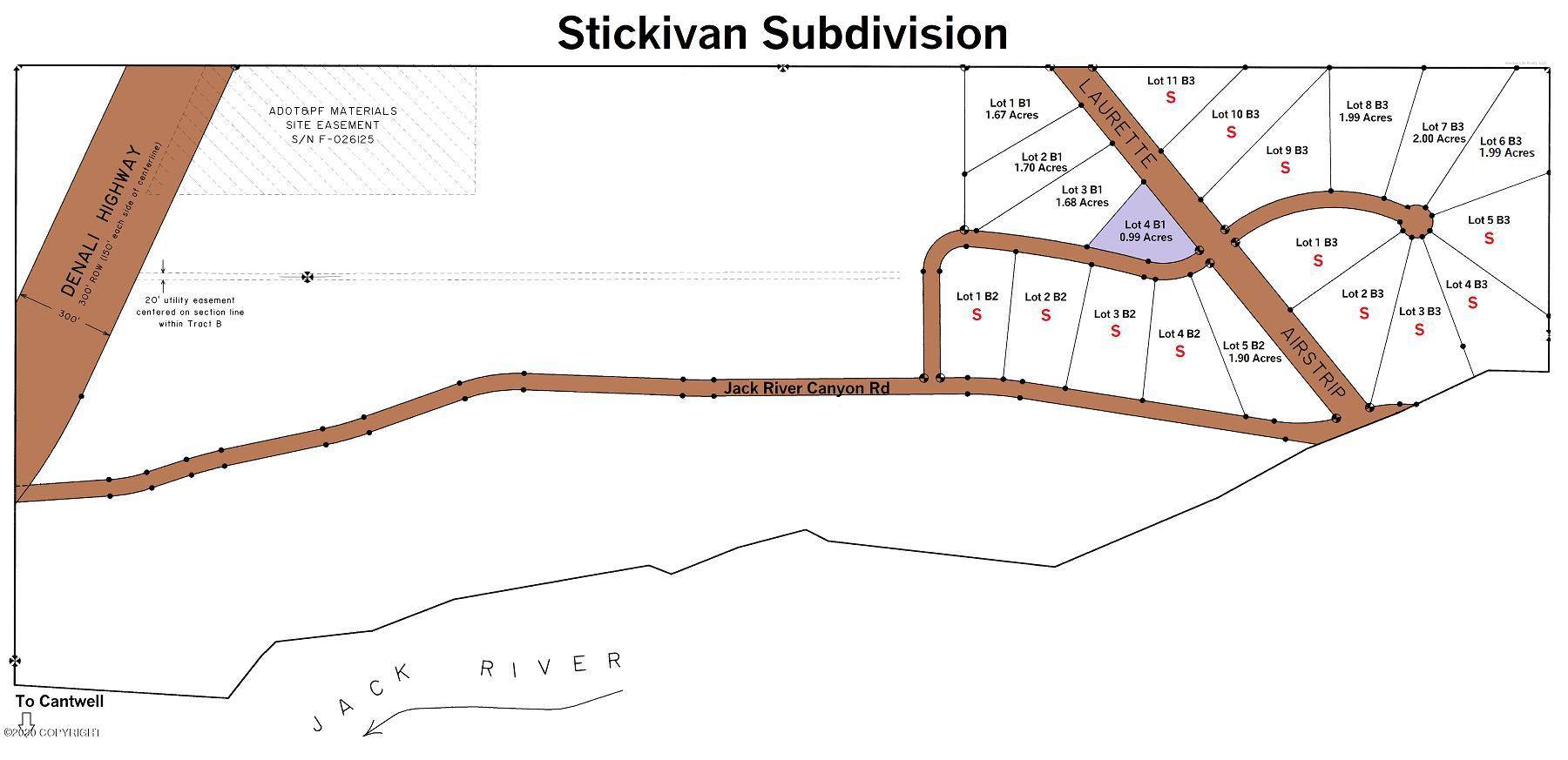 Cantwell, AK 99729,B1-L4 Denali Jack River Canyon