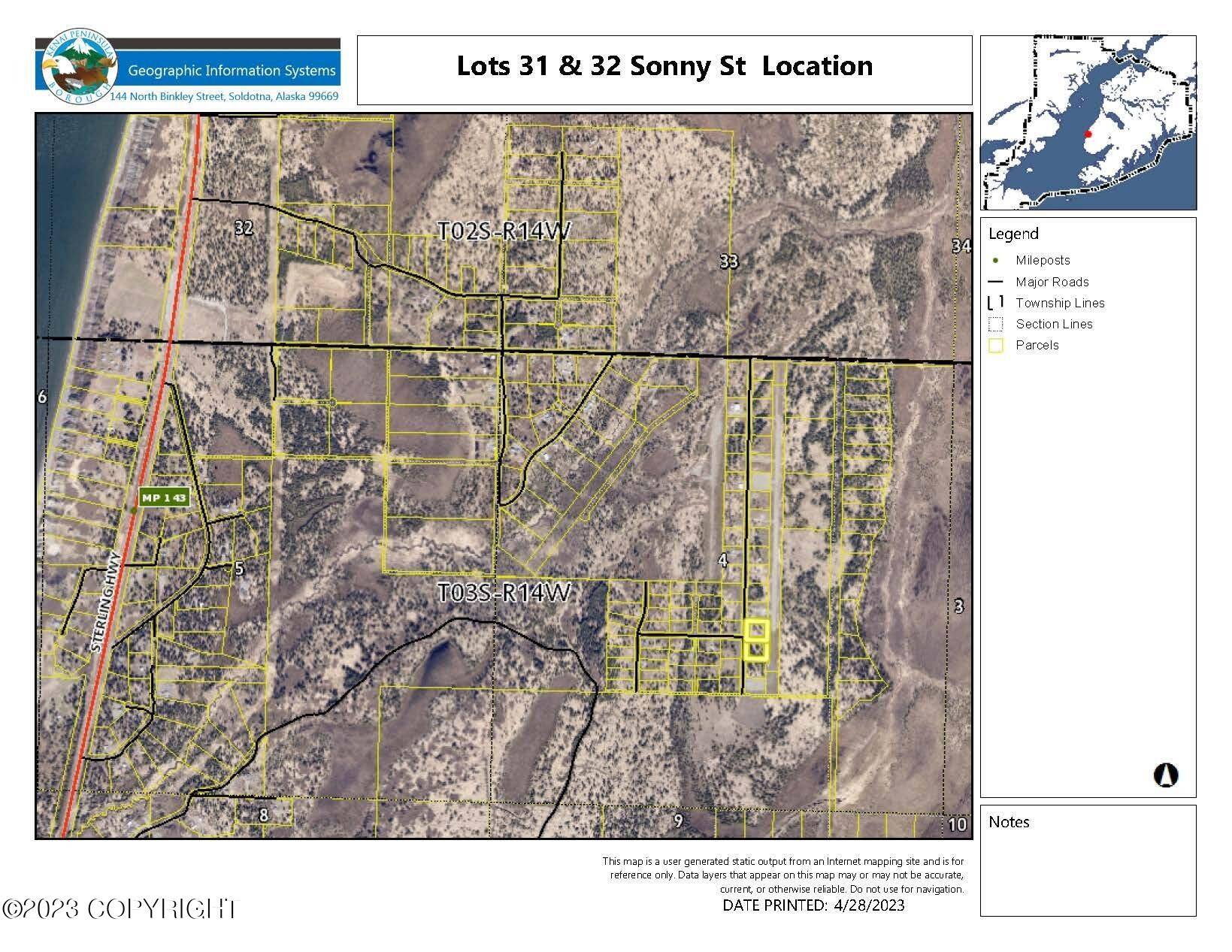 Ninilchik, AK 99639,L31-32 Sonny ST